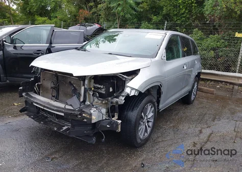 2018 Toyota Highlander Xle from USA, damaged, VIN 5TDKZRFH5JS542967